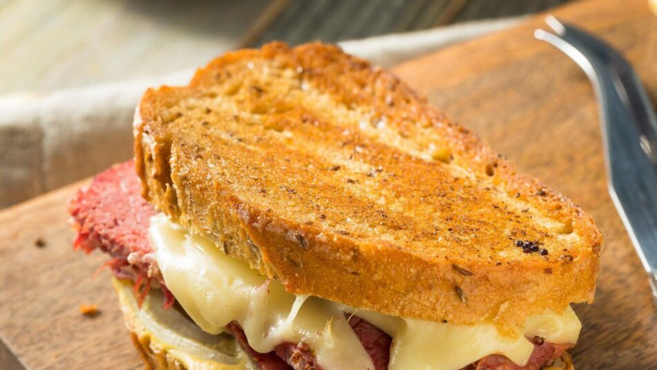 Savory Homemade Corned Beef Reuben Sandwich